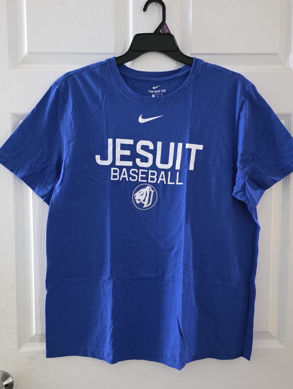 Nike The Nike Tee in Royal Blue Jesuit Tigers